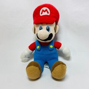 Super Mario Bros. Mario 2010 Plush Stuffed Doll‎ Little Buddy Bean Bag 8"